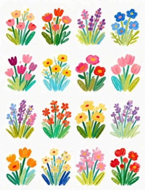 简笔画花草_1