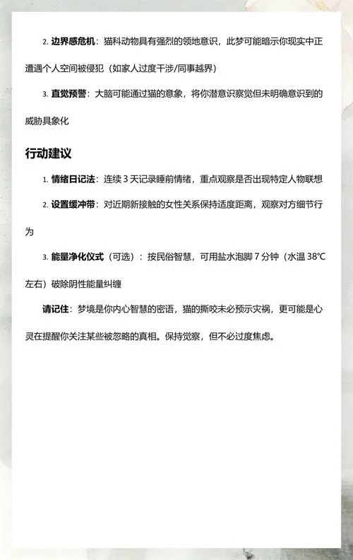 梦见被猫咬了预示着什-梦见被猫咬预示吉凶