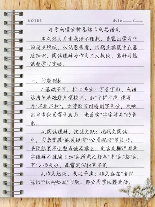 语文成绩分析400字_1