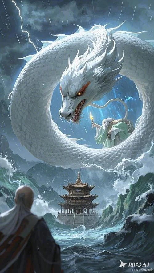 梦见白龙出现在水里-水中现白龙