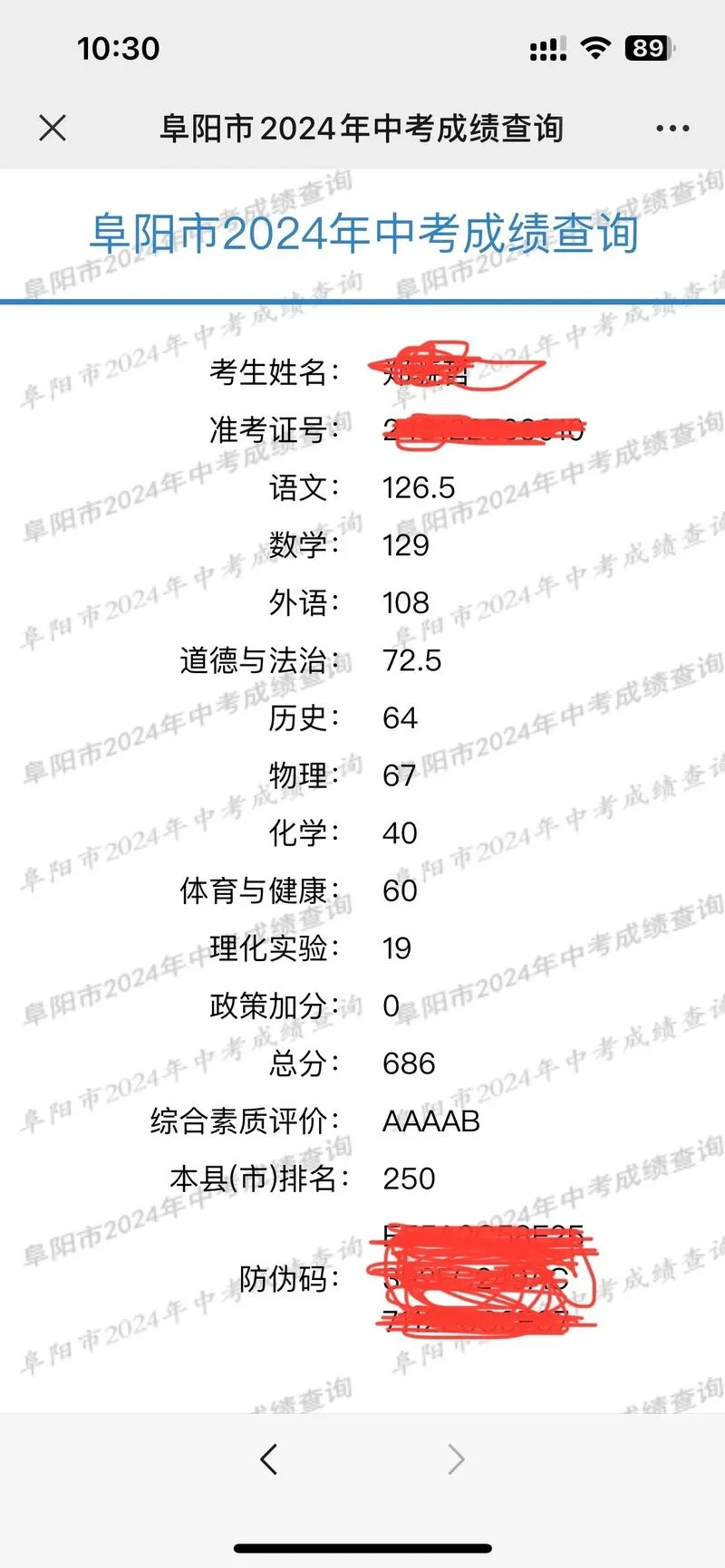 大庆中考网艺术类成绩_1