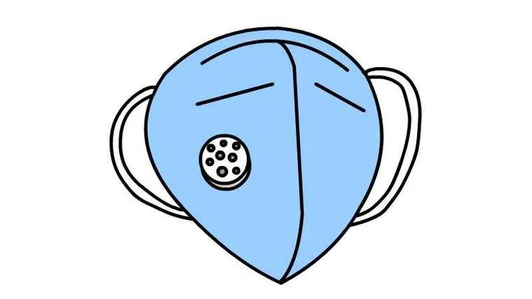 口罩的种类的简笔画_1