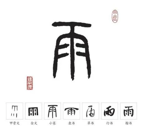 下雨的雨的笔画怎么写_2