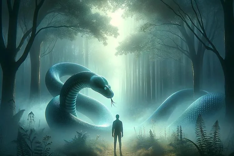 梦见蛇变成人形-梦蛇化人