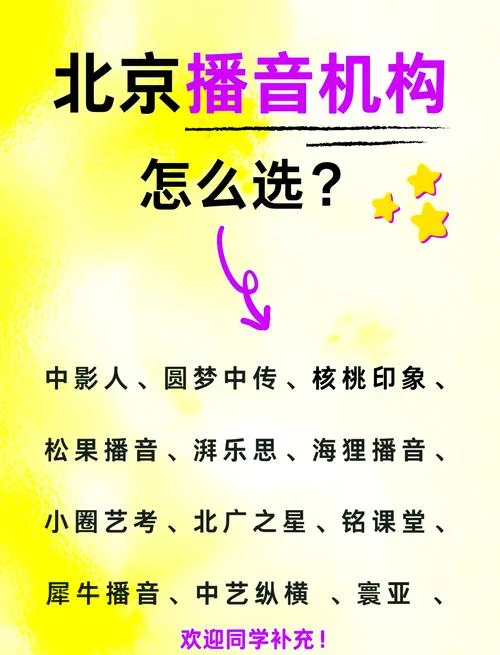 播音主持机构介绍-机构介绍