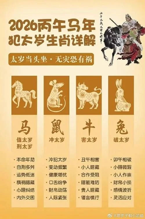 2021牛年犯太岁的属相_2