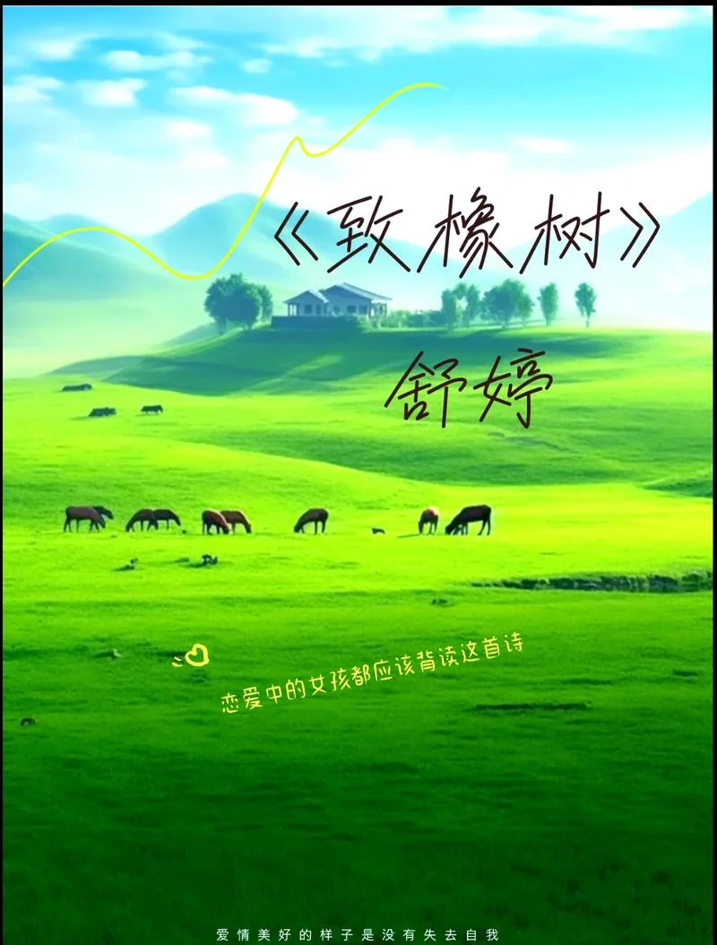 致橡树读后感悟_1