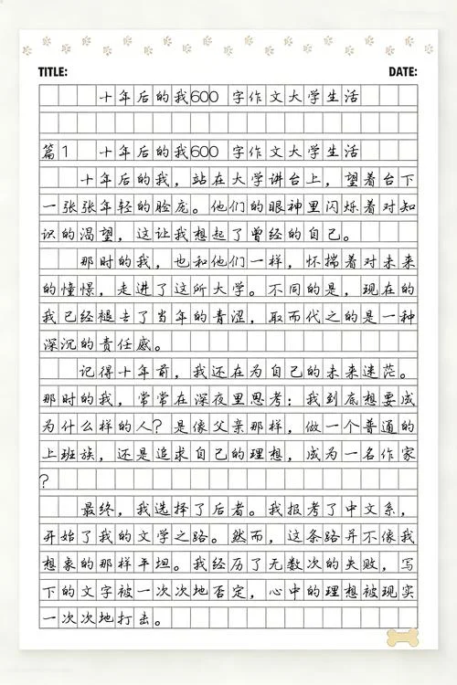 大学生活感悟600字_1