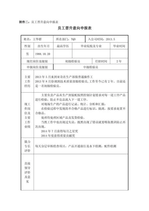 酒吧晋升申请书-酒吧晋升申请书
