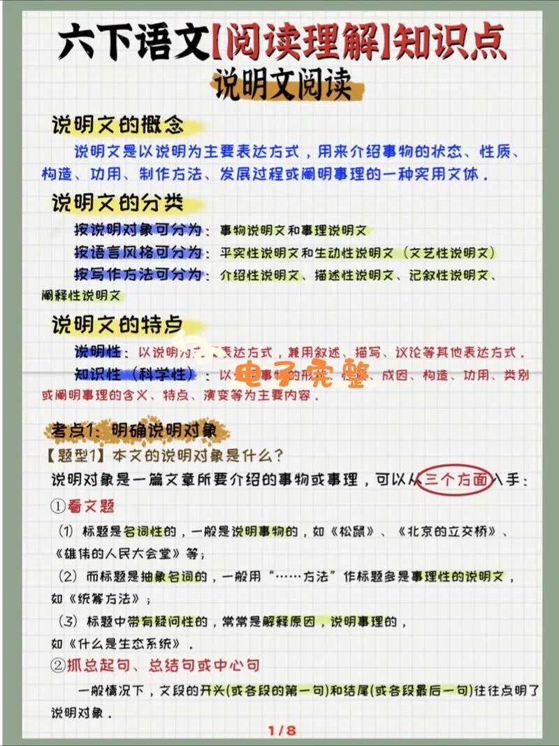 说明文要素是什么意思-说明文要素的含义