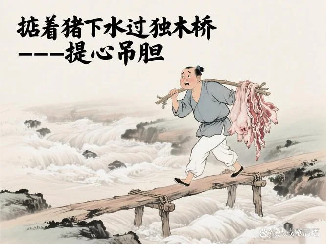 提心吊胆的意思与出处_1