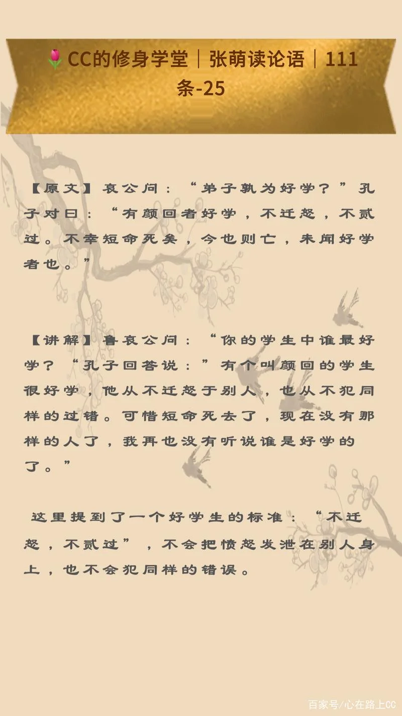 颜回不迁怒不贰过道理_1