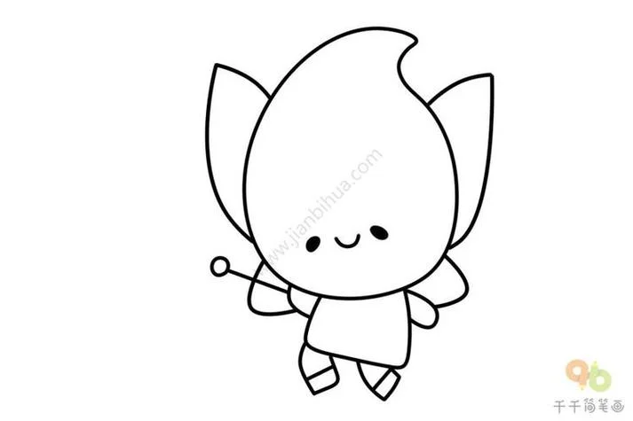 网络小精灵简笔画_2