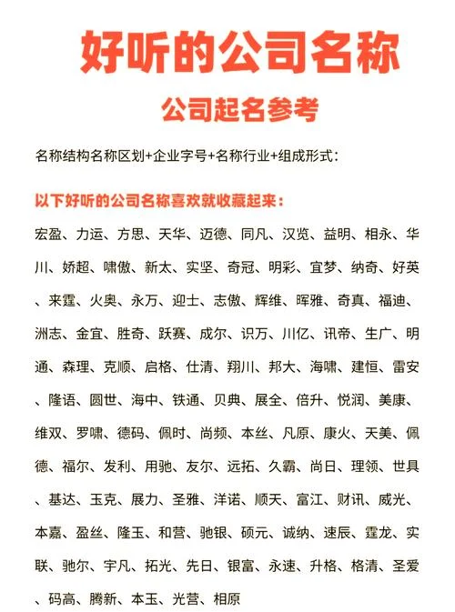 科技公司起名字不重复_2