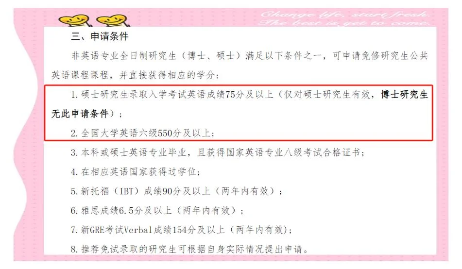 考研英语条件有哪些要求-考研英语报考条件