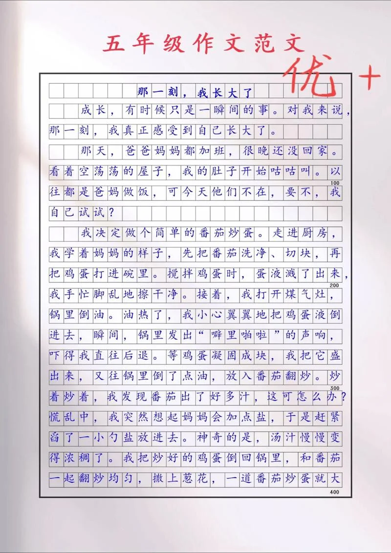 那一刻我长大了的开头怎么写_2