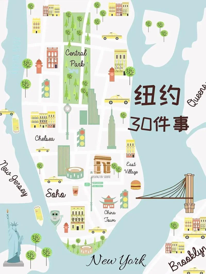 纽约旅游景点地图_1