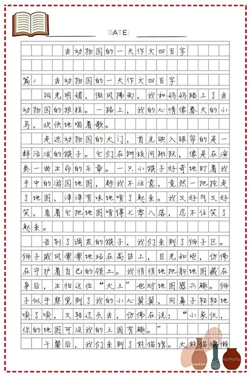 作文动物园一日游_2