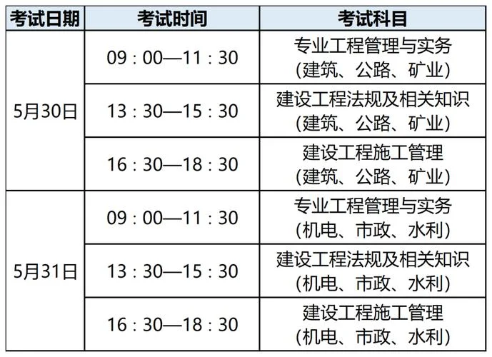 广东省二级建造师考试时间_2