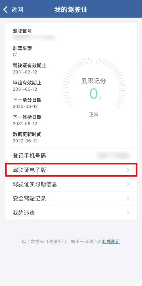 怎么自己查驾驶证分数_2