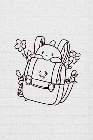 ins简笔画书包_1