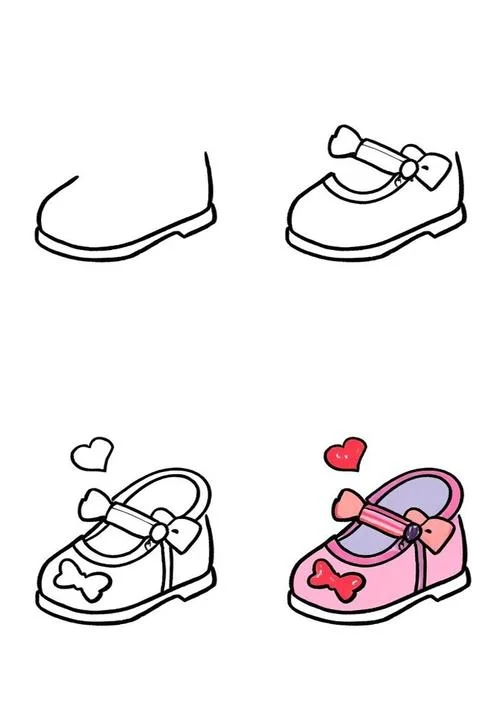 各种鞋子简笔画_1