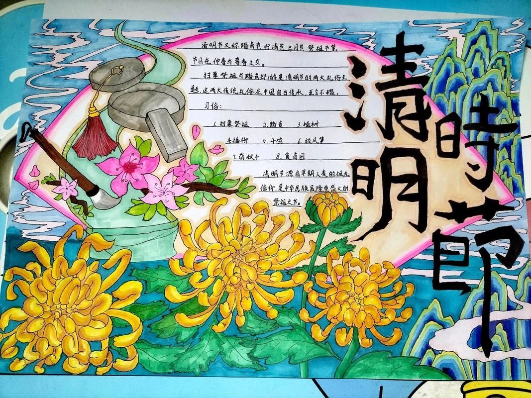 清明节手抄报文章_2