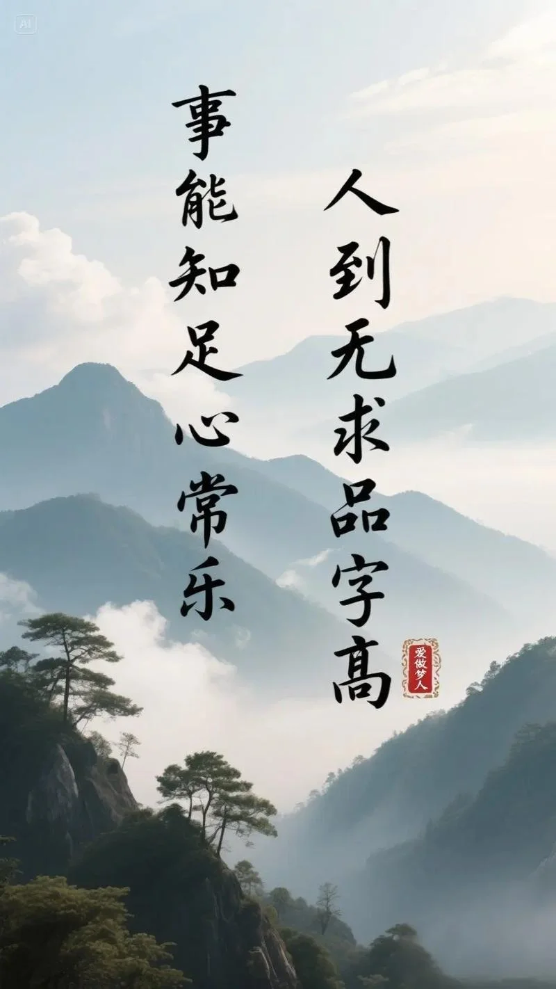 人生知足感悟精辟句子_1