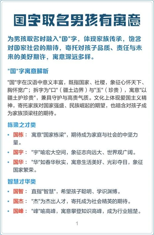 男孩起名一个字_2