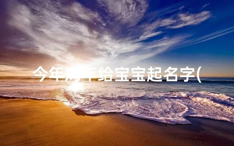帮鸡宝宝起名字_1
