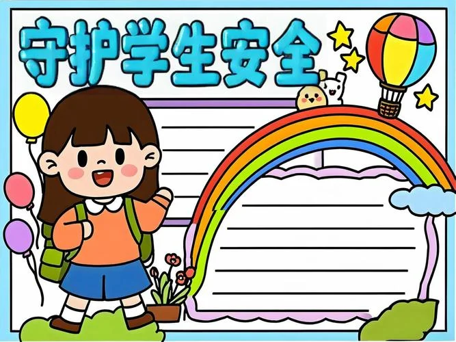 生活安全手抄报_1