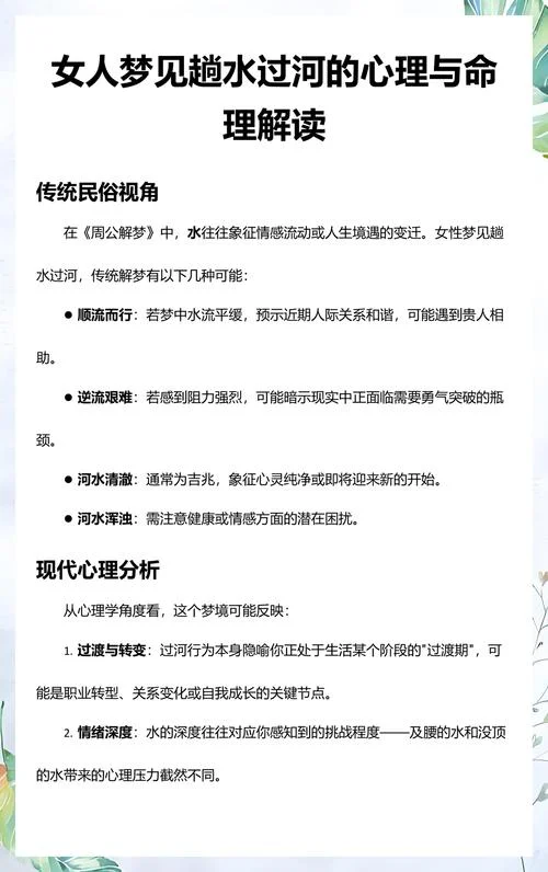梦见过河水很深没过去_2