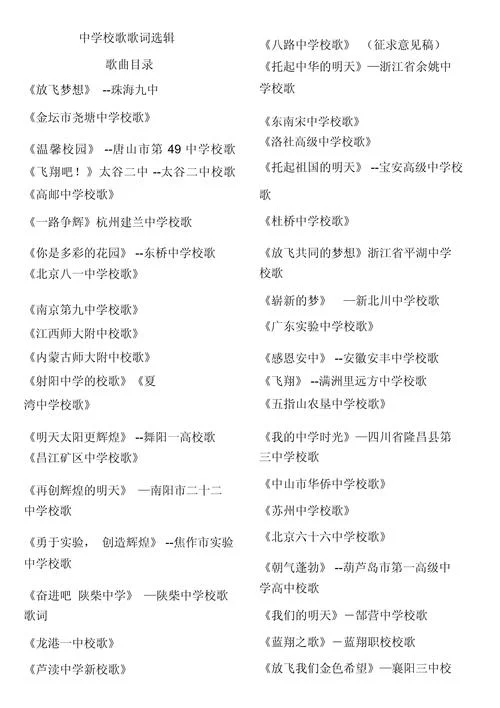 好运角中学校歌_1