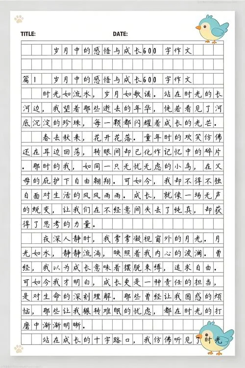 我的成长感悟-成长感悟心得