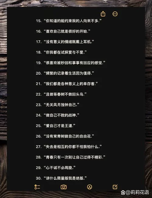 干净文艺小众文案_1