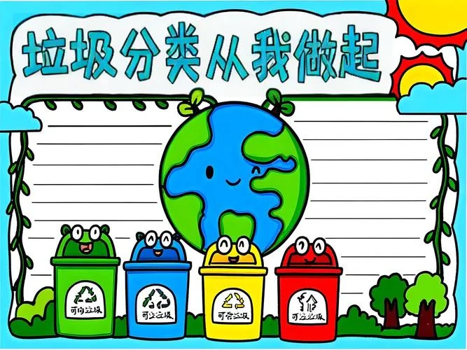 手抄报垃圾分类_1