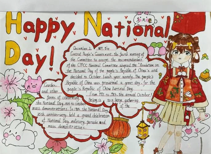 国庆节祝福语英语贺卡_2