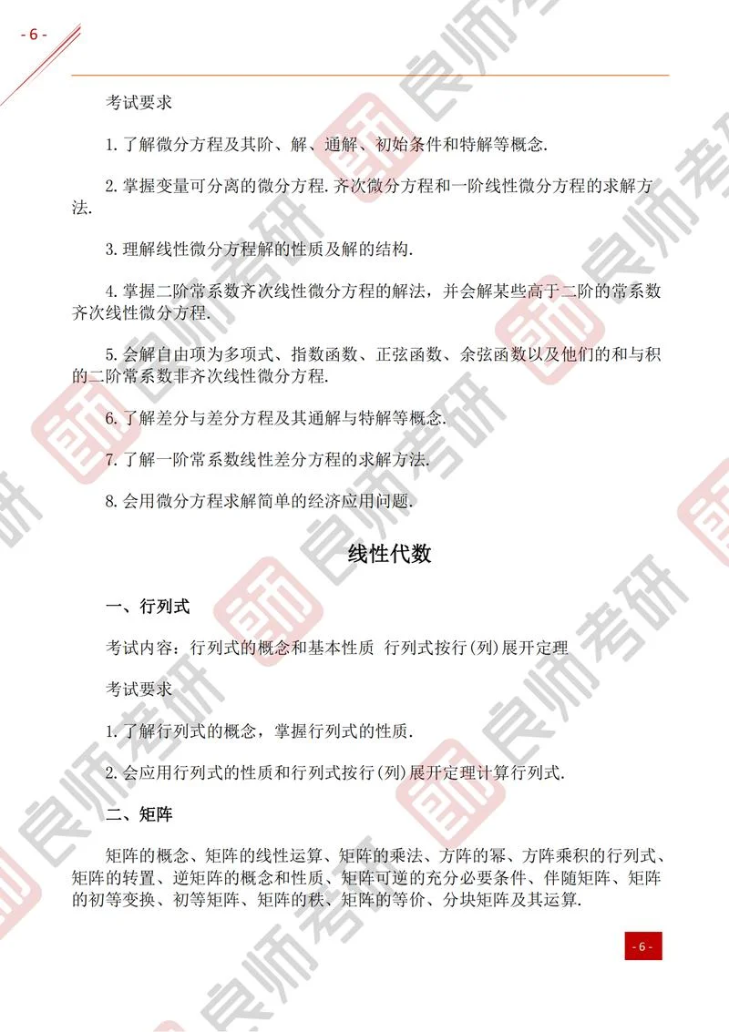 考研数学一大纲图片_2