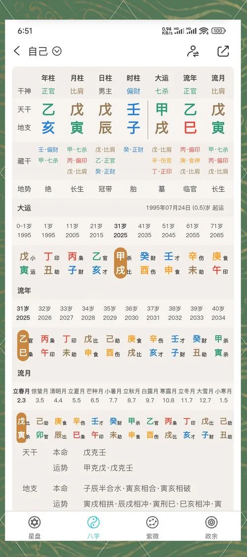 免费测八字今日运势_1