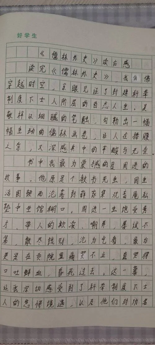 儒林外史前十回读后感-儒林外史前十回读后感