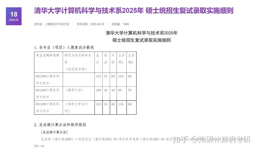 清华大学复试成绩_2