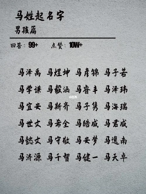 女孩起名马_2