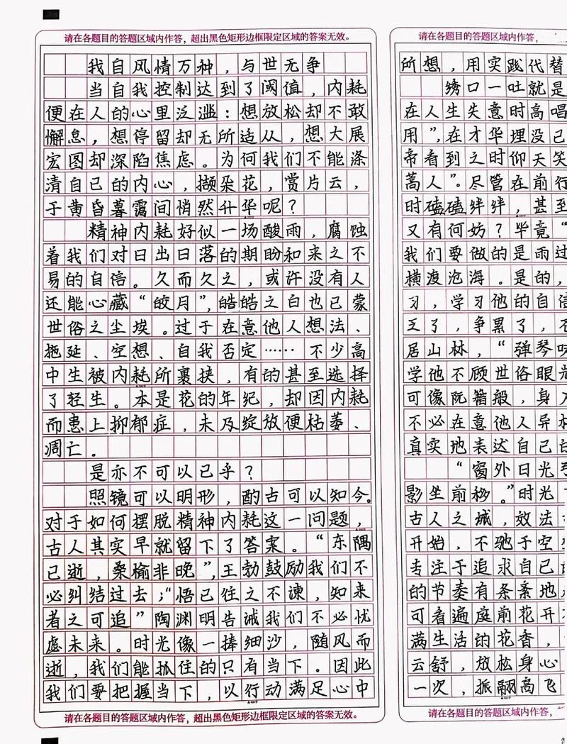 2021年满分作文高考-2021 高考满分作文