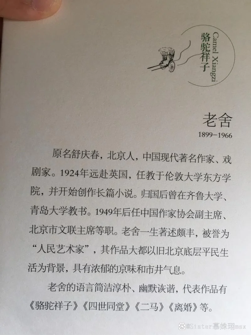 老舍的长篇小说叫什么名字_1