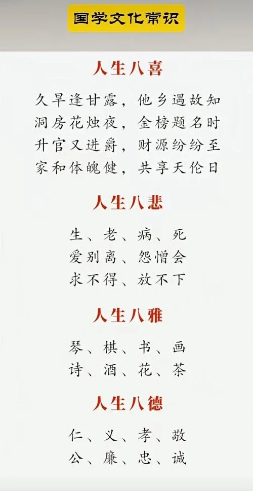 人生八喜八悲出处_2