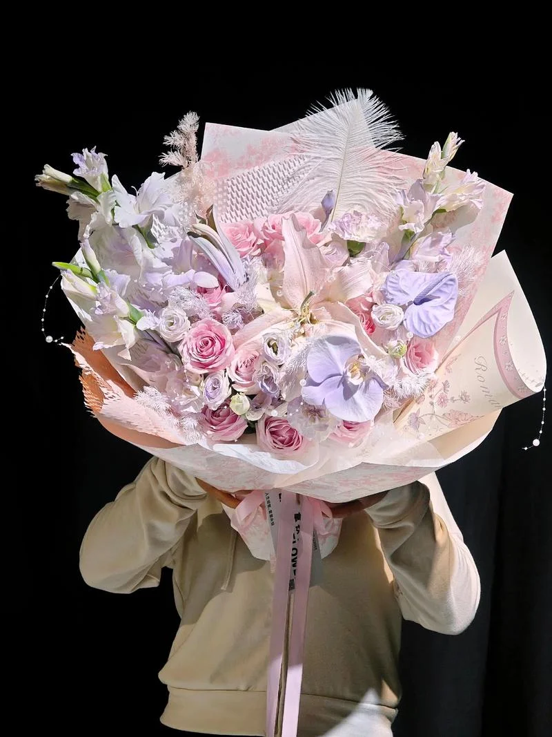 鲜花花束送闺蜜_2