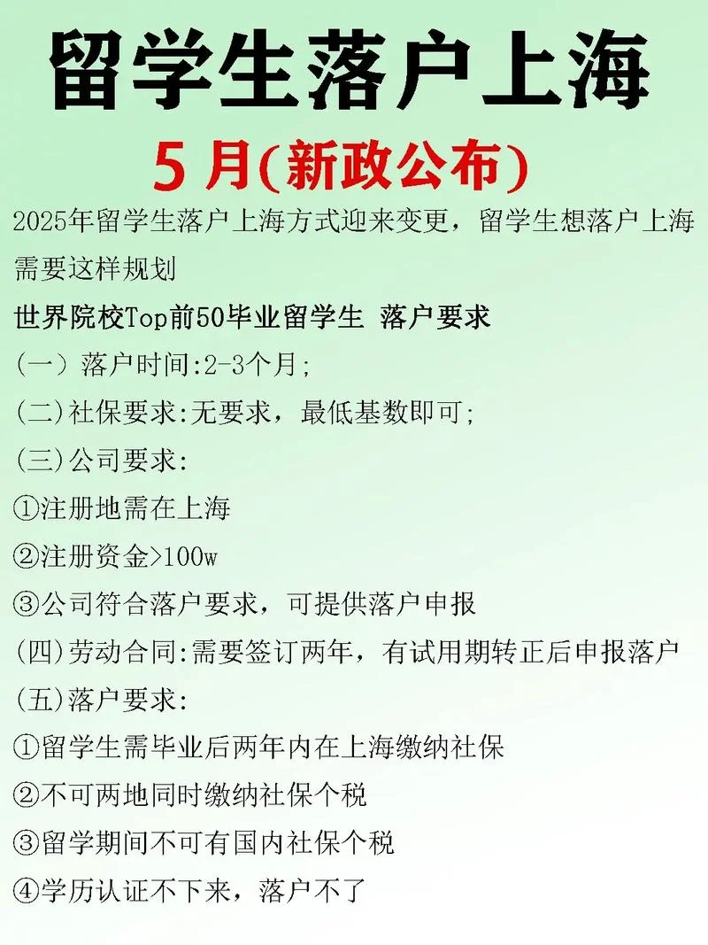 留学政策上海-上海留学政策