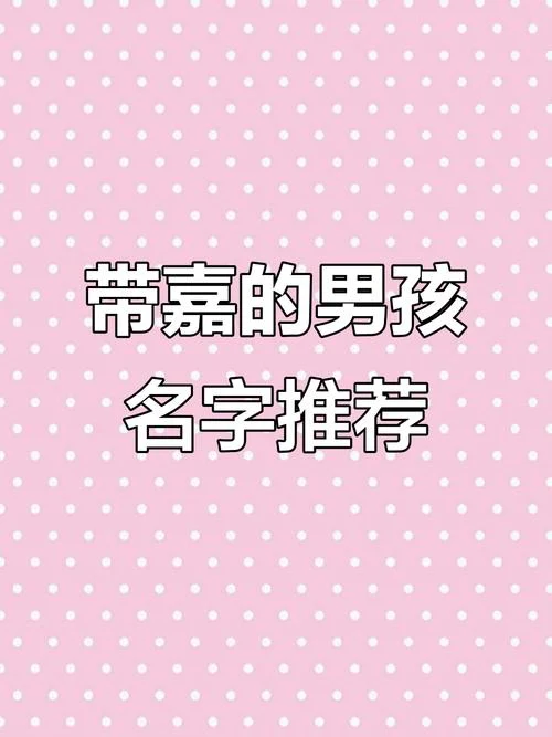 嘉字起名男孩最佳名字-嘉字男孩最佳名字