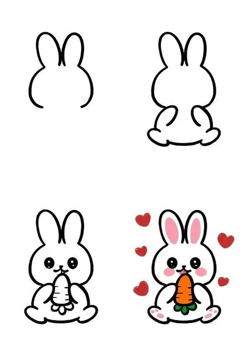 超萌小兔子简笔画_1
