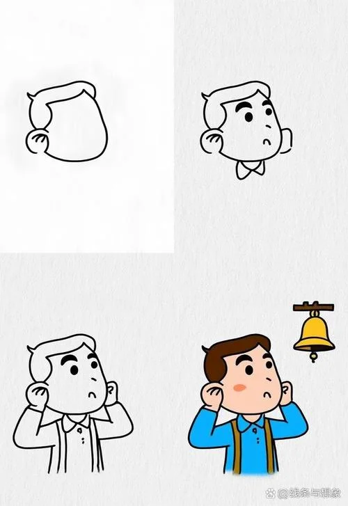 成语故事幼儿简笔画_1